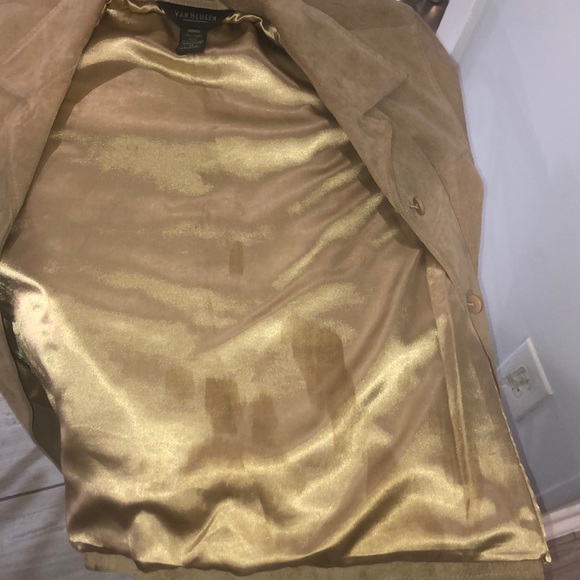 Vintage Women's Van Heusen Suade Jacket Medium - Picture 6 of 8